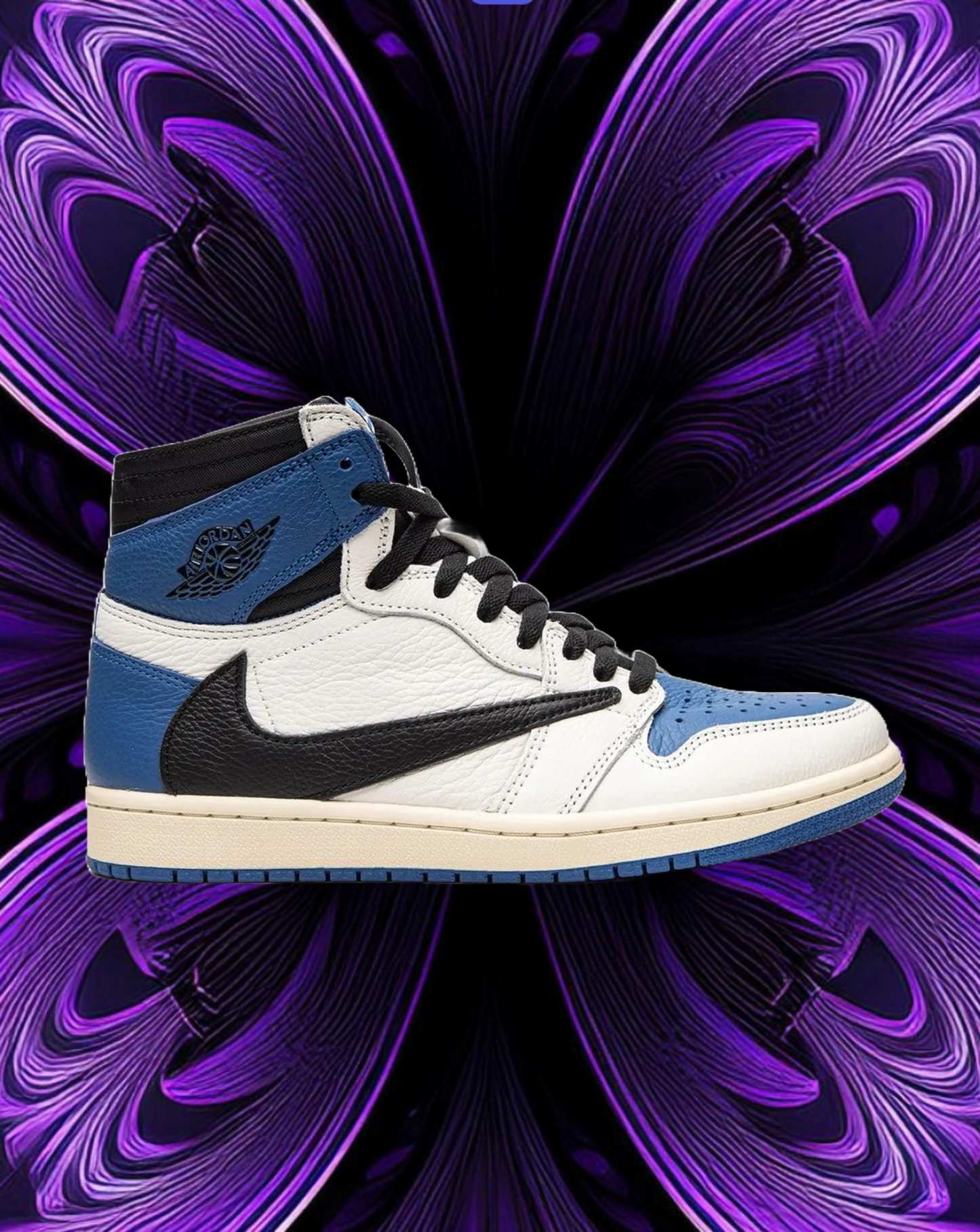 Travis Scott X fragment Jordan 1 high