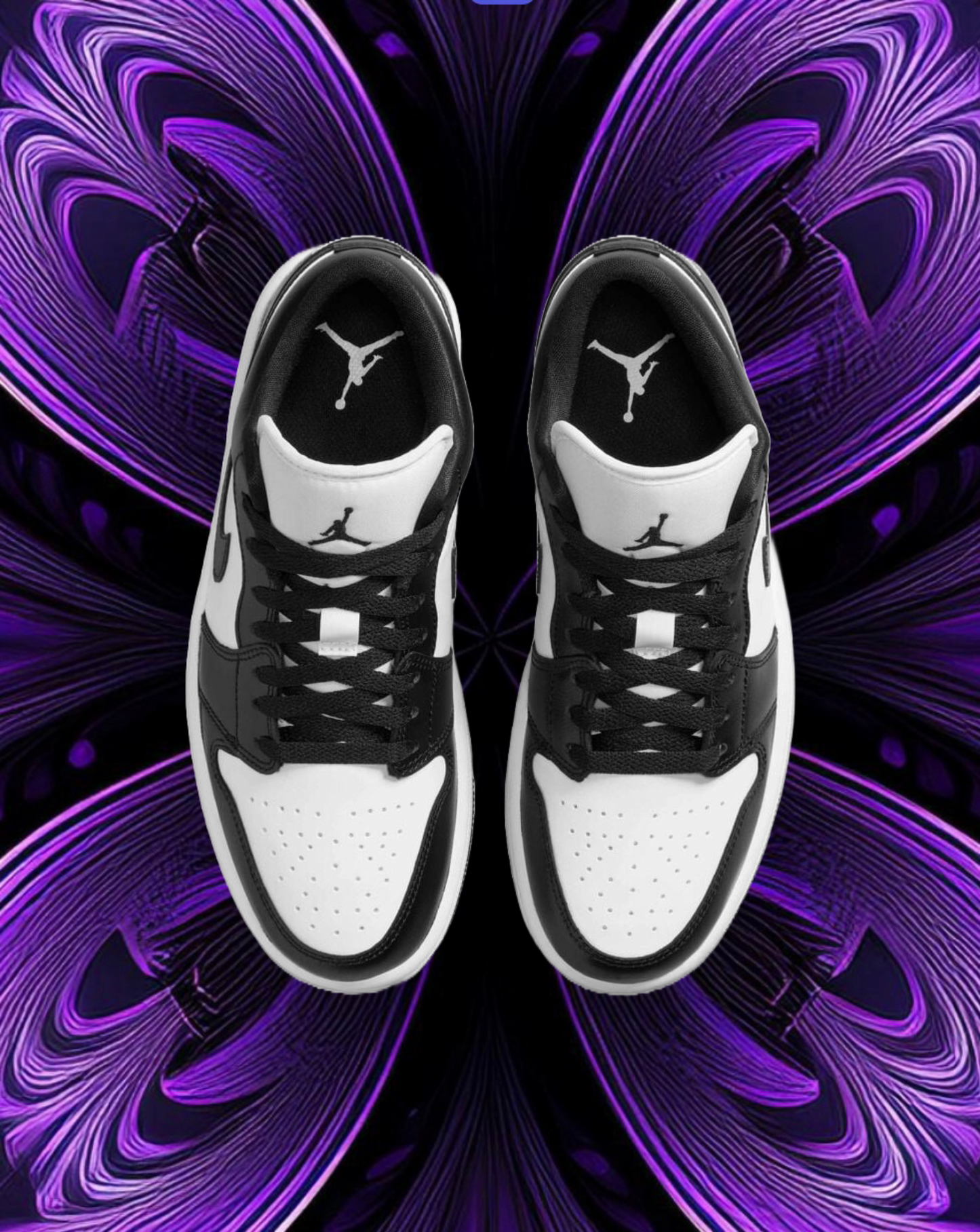 Jordan 1 low black and white