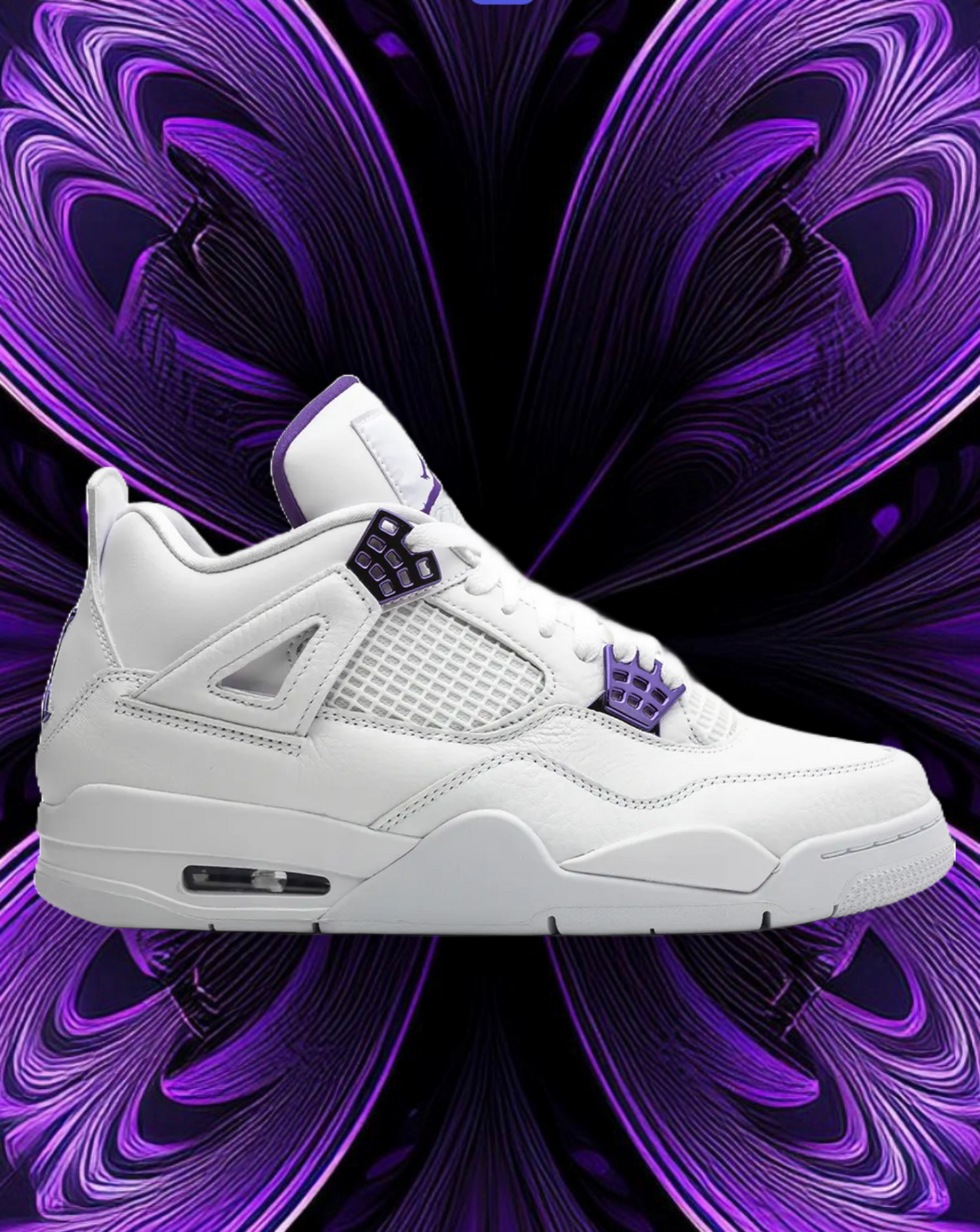 Jordan 4 purple metallic