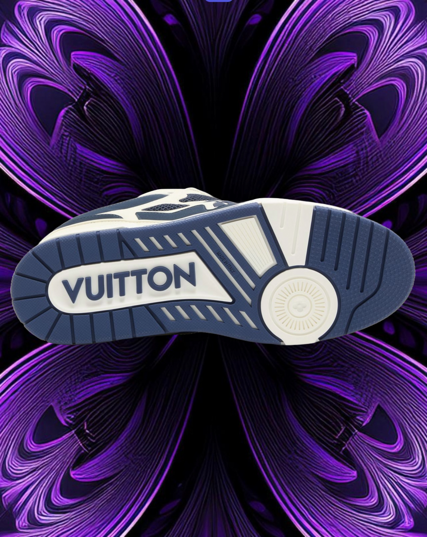 LV skates (blue and white)