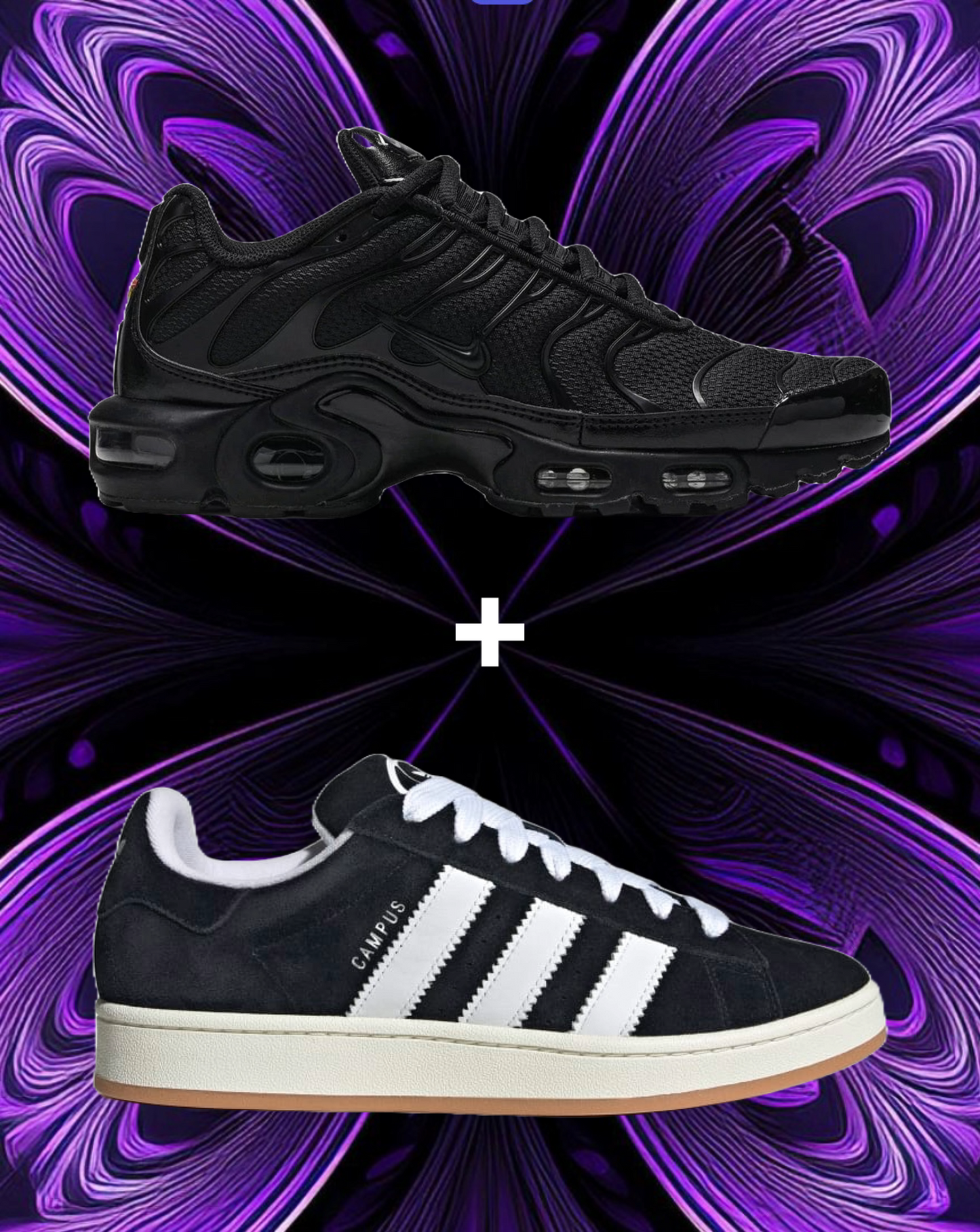 Black campus + black tn combo