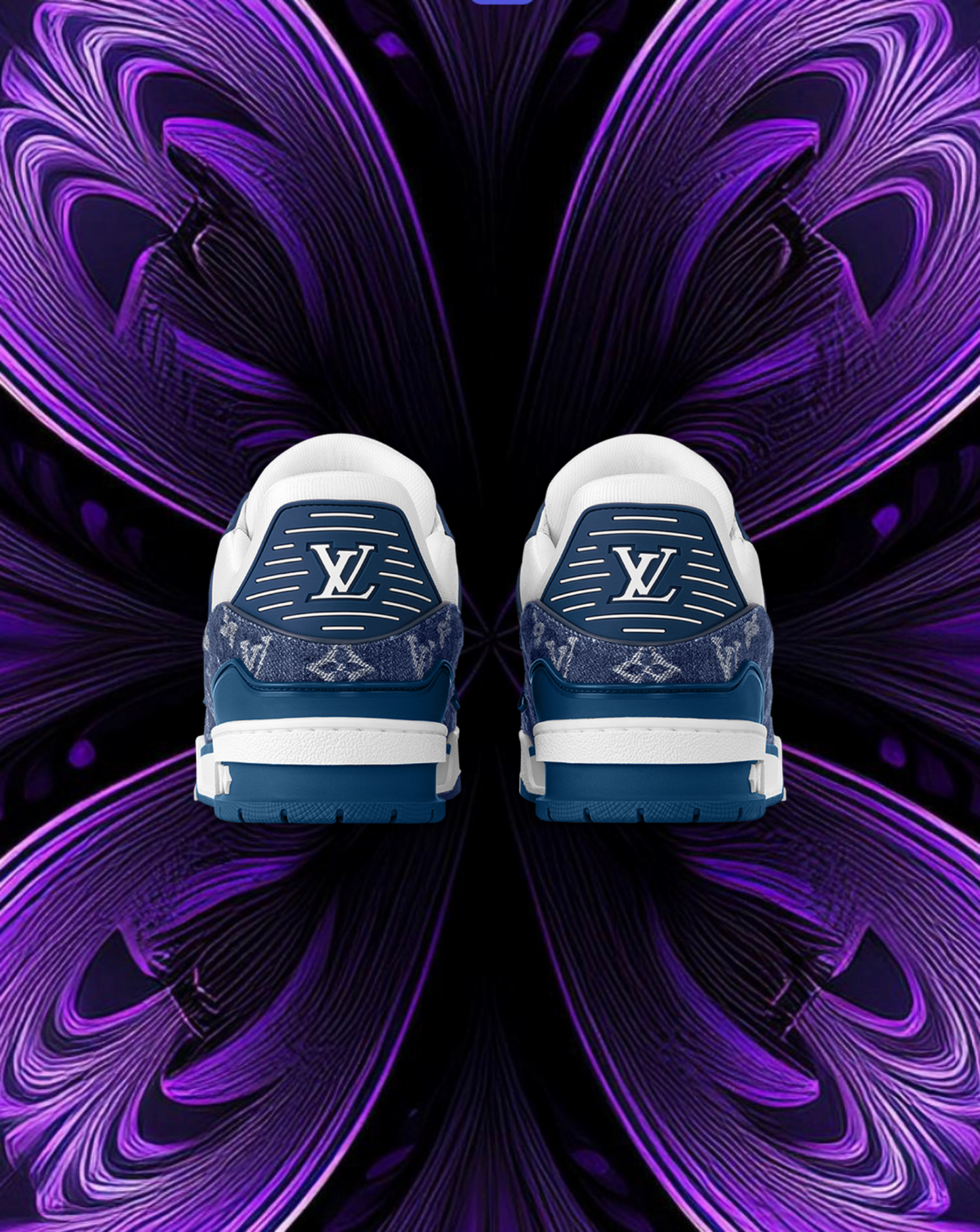 Lv trainer denim blue