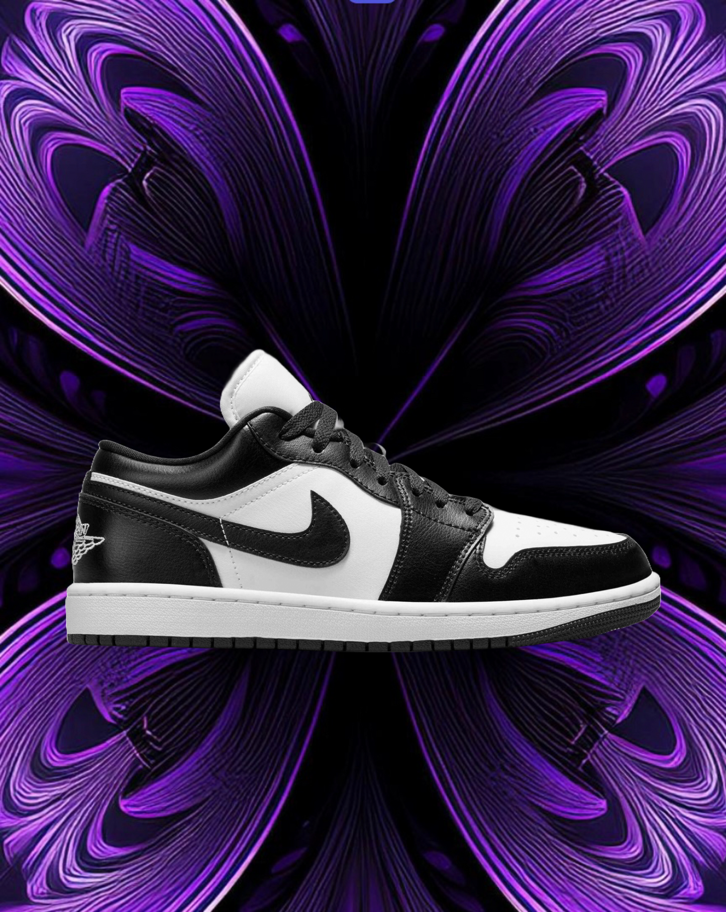 Jordan 1 low black and white