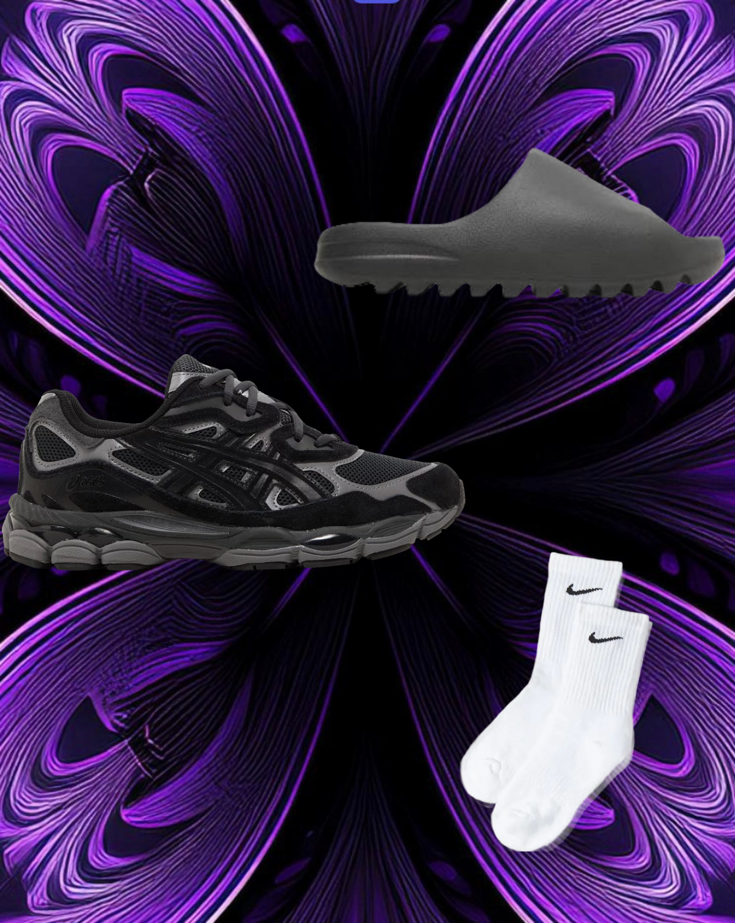 Asics gel NYC combo βblack graphiteβ