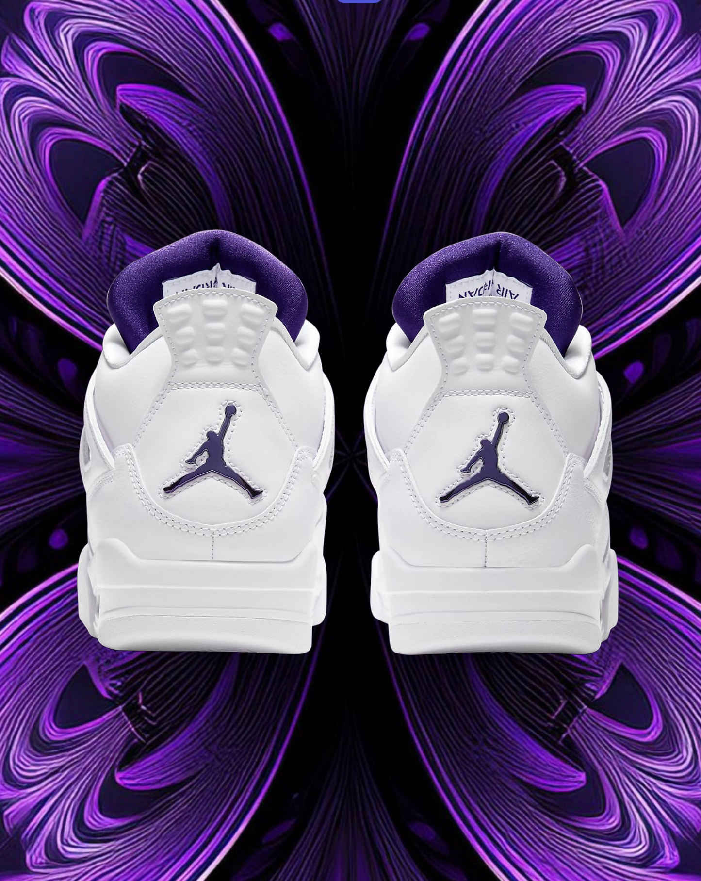 Jordan 4 purple metallic