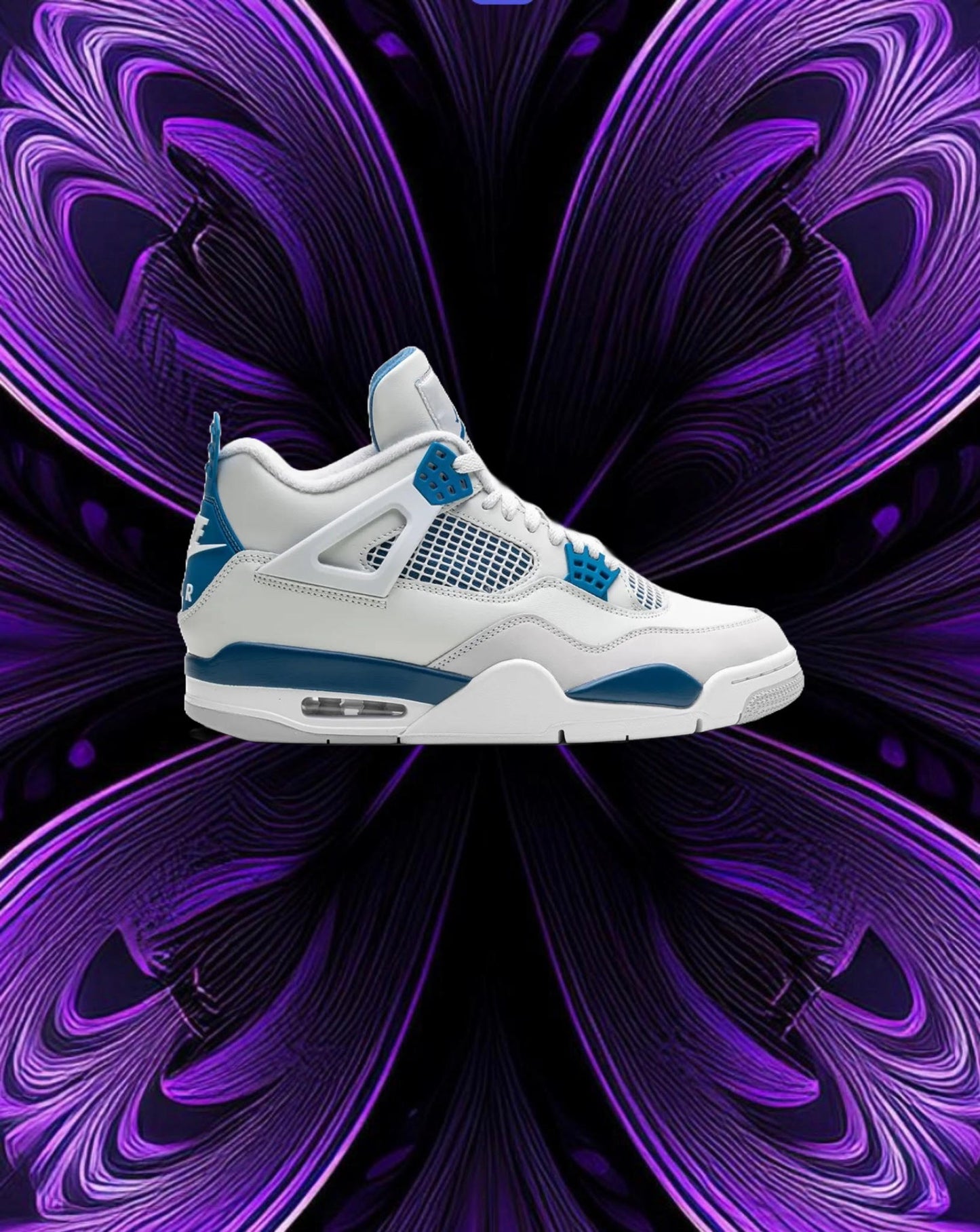 military blue jordan 4