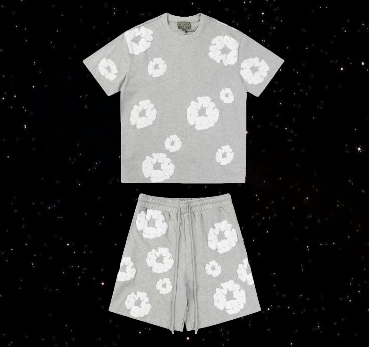 Denim tears set (grey)