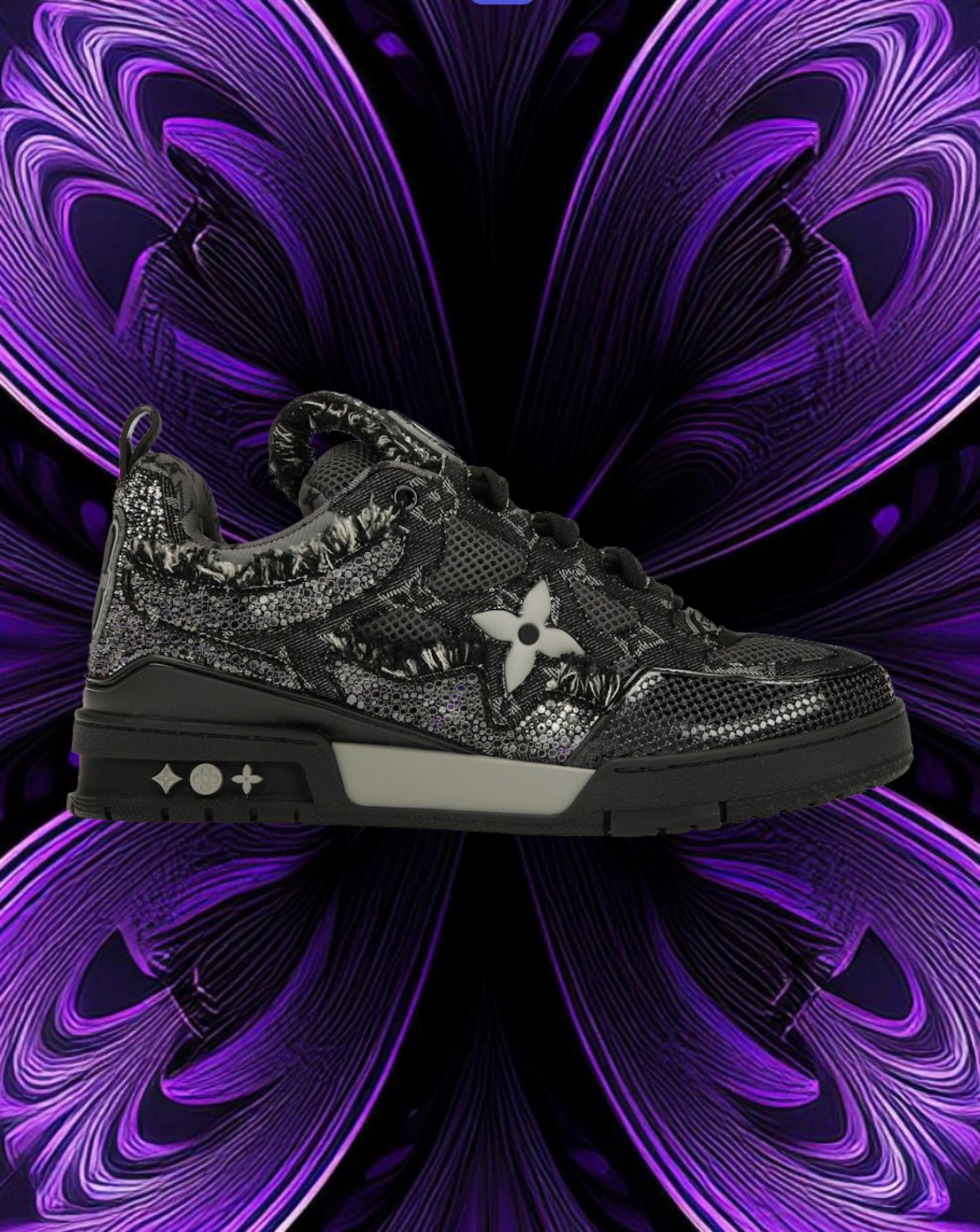 Lv skates “swarovski”