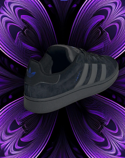 Adidas campus “core black lucid blue”