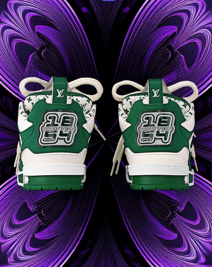 Lv skates “green” and white