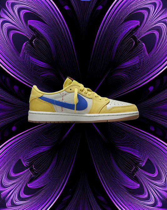 Travis scott jordan 1 low canary