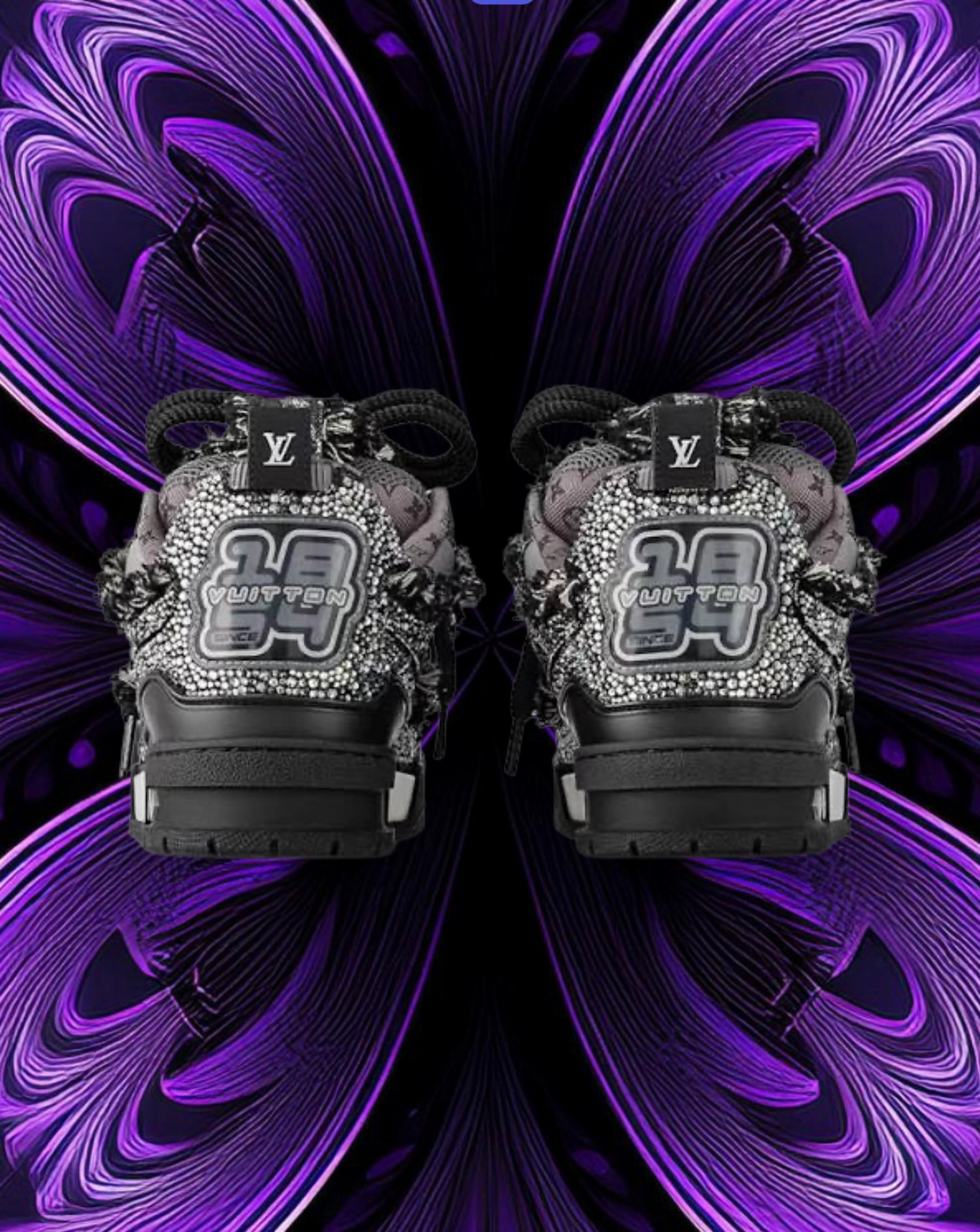 Lv skates “swarovski”