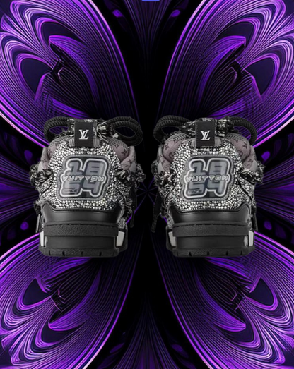 Lv skates “swarovski”