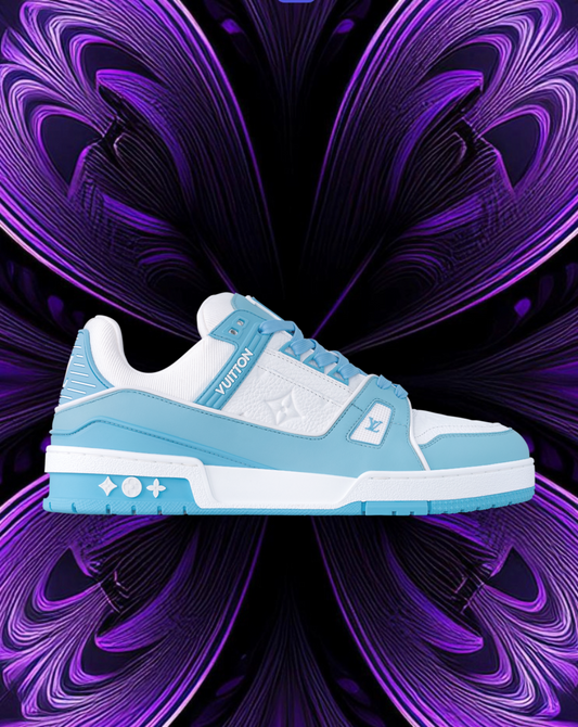 Lv trainers baby blue