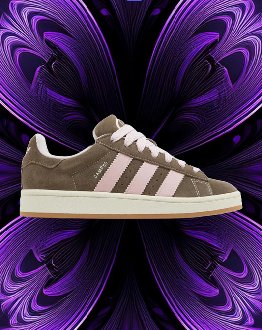 Adidas campus brown and pink