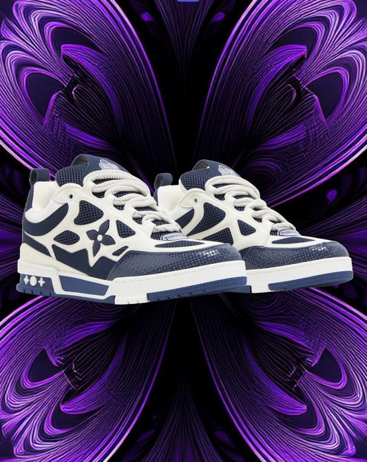 LV skates (blue and white)