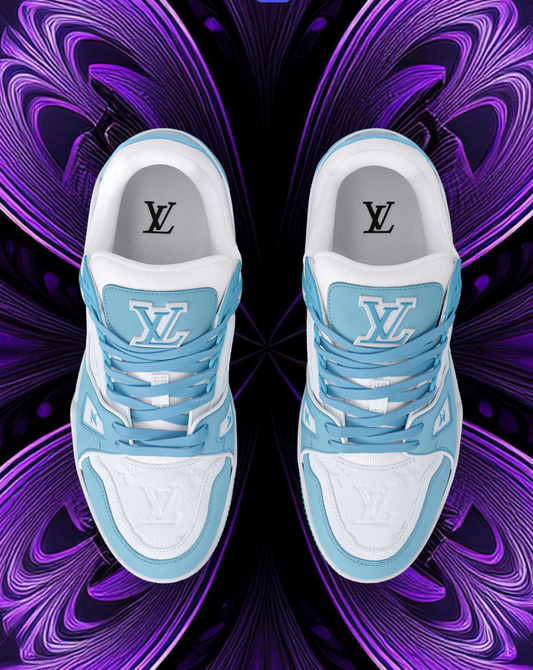 Lv trainers baby blue