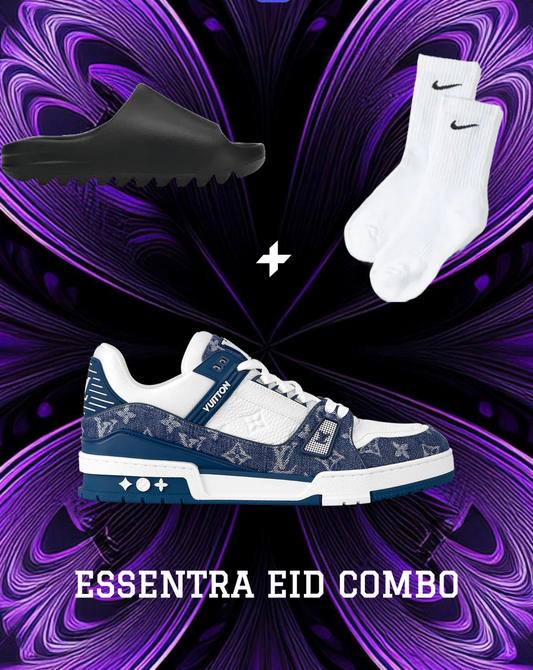 Blue Lv trainers Eid combo