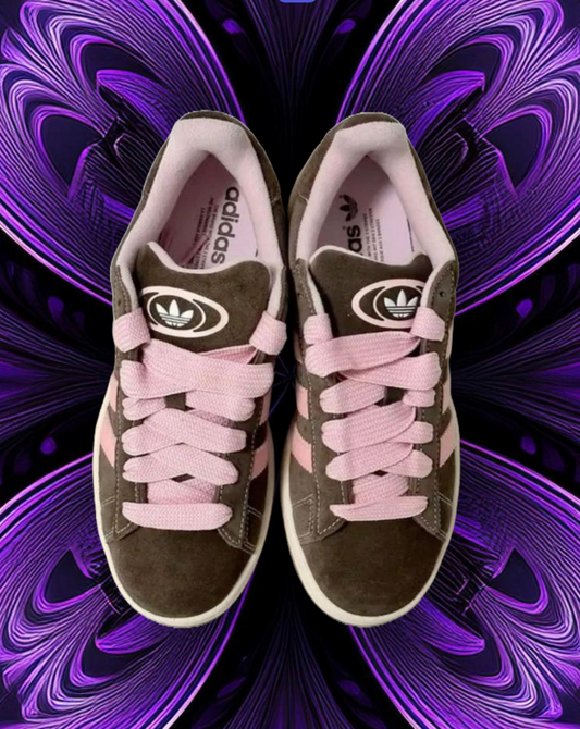 Adidas campus brown and pink