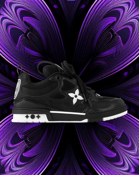 LV skates black and white
