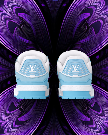 Lv trainers baby blue