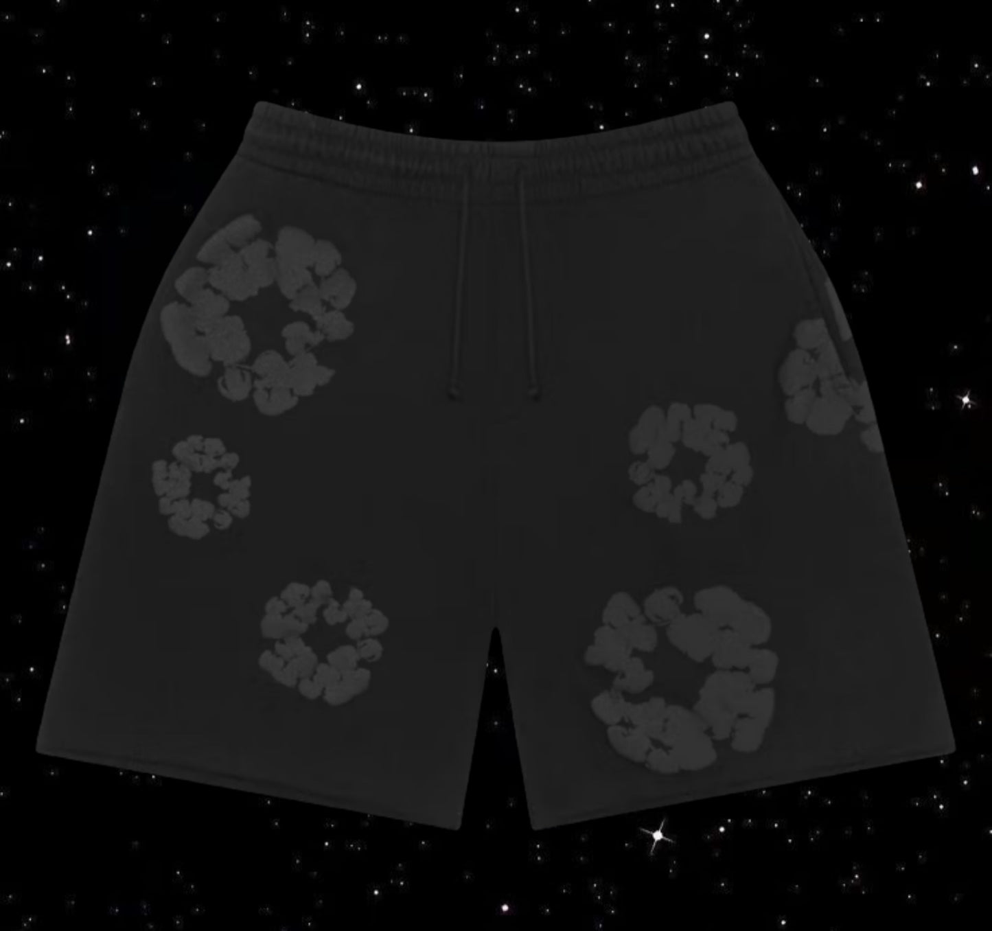 Denim tears shorts (black and grey)