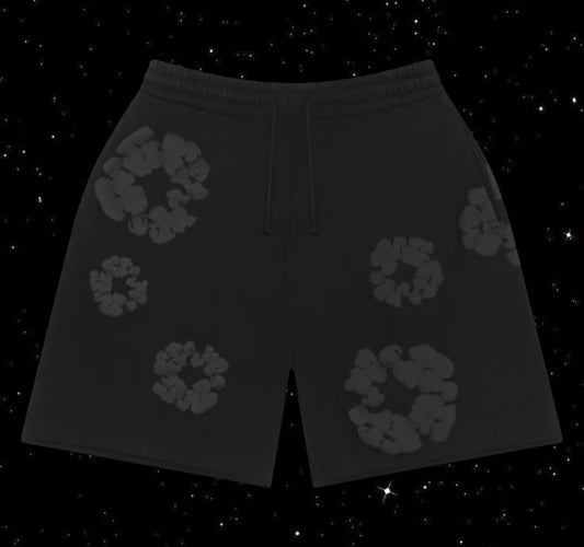 Denim tears shorts (black and grey)