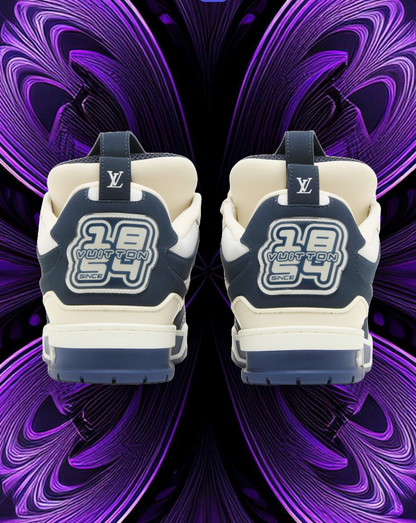 LV skates (blue and white)